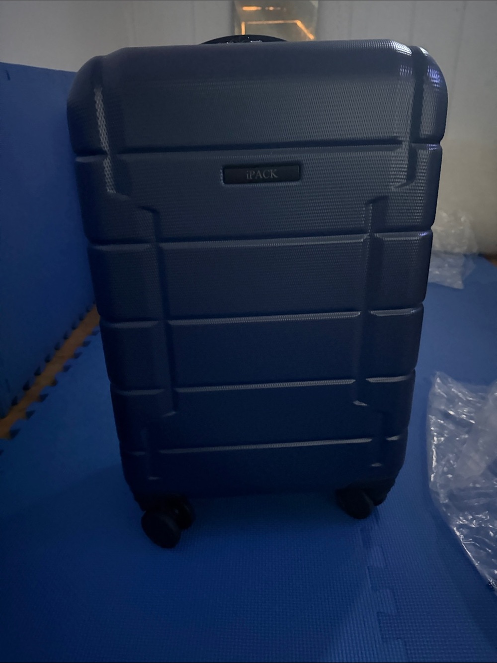 Hard Shell Carry-On Luggage in Navy Blue with matching DUFFLE BAG